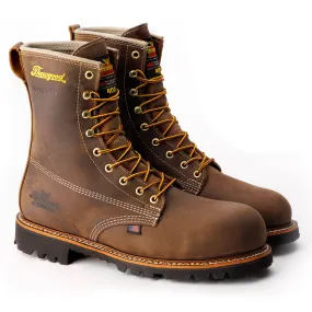 Thorogood Men's American Heritage 8 Crazy Horse Safety Toe Waterproof 400g Insulated Work Boot